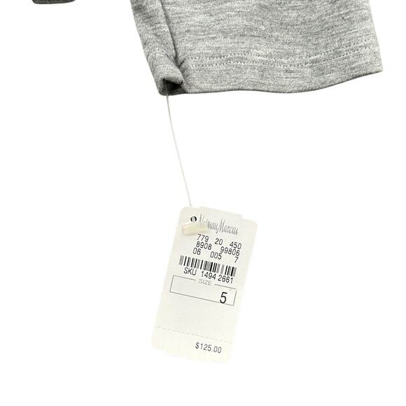 Majestic Paris Neiman Marcus Long Sleeve‎ V-Neck Gray Top Womens Size 5 / XL - Picture 4 of 7